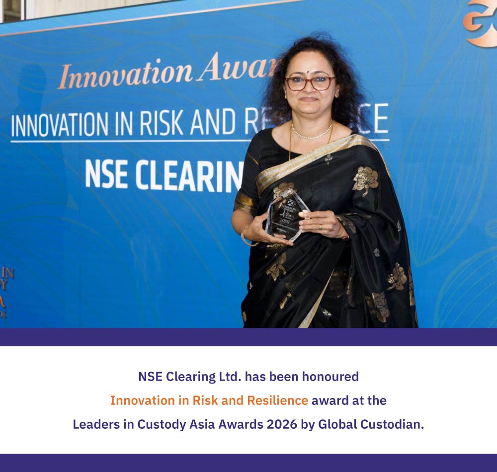 NSE Clearing Ltd. has been honoured Innovation in Risk and Resilience award at the Leaders in Custody Asia Awards 2026 by Global Custodian